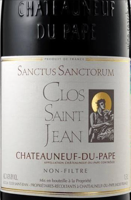 (image for) Clos Saint-Jean CdP Sanctus Sanctorum (1.5L) 2010 [WA 100] [WAS: $1150++]